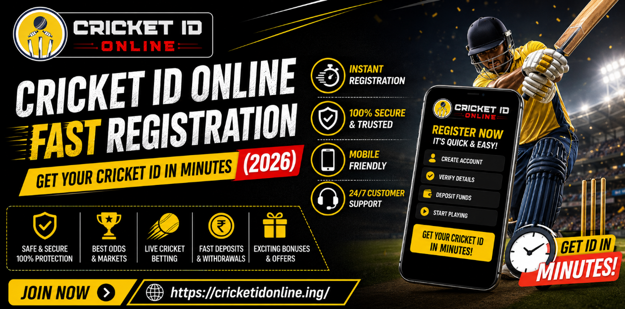 Cricket ID Online Fast Registration